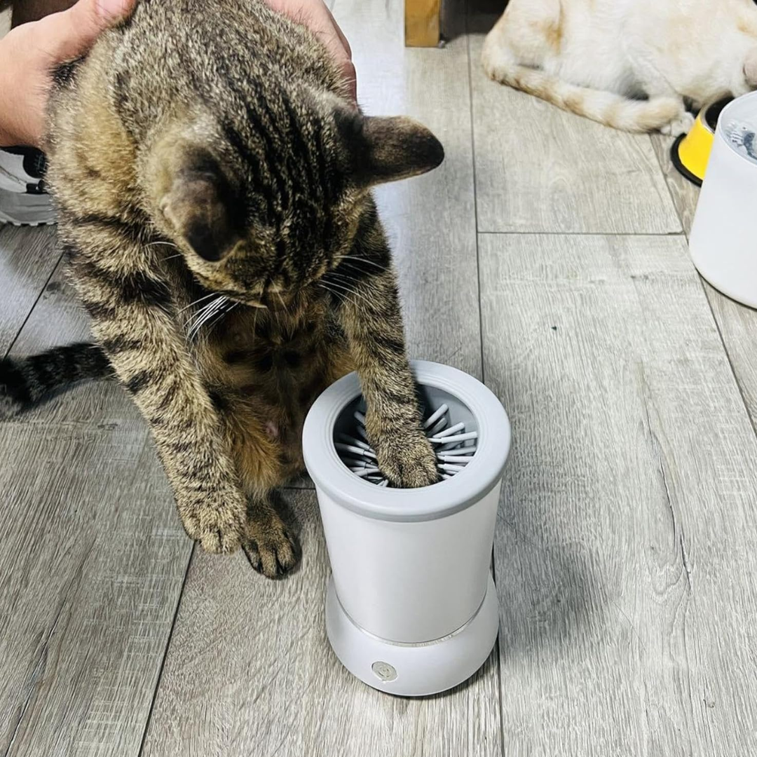 Nuvami Limpiador Automático de Patas para Mascotas